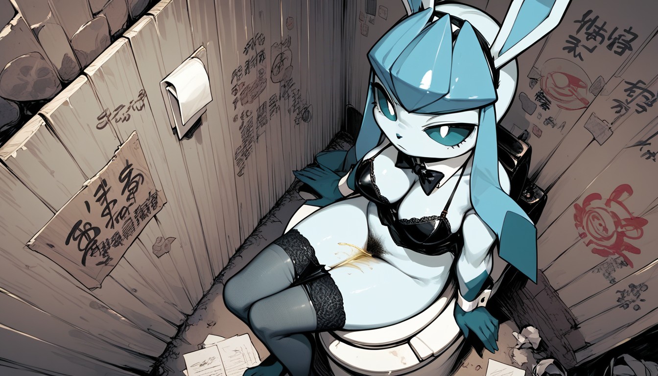 The Character Is Tilted, Paper Toilet, Dusk Time Furry AI Porn