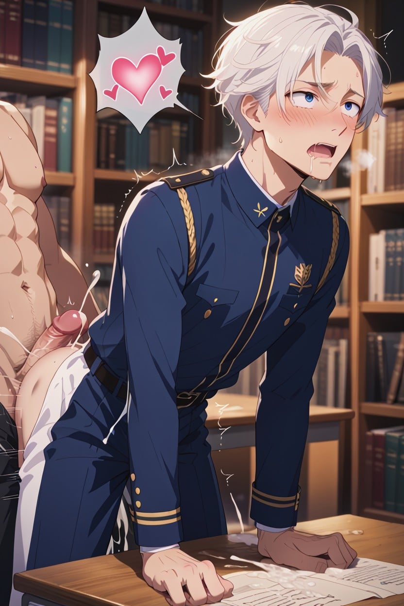 Drenched, Heart Effects, Library AI Gay Porn