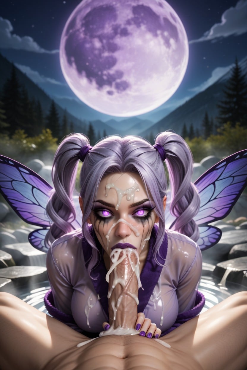 Full Moon, Ultra Detailed Face, Glowing Eyes AI Porn