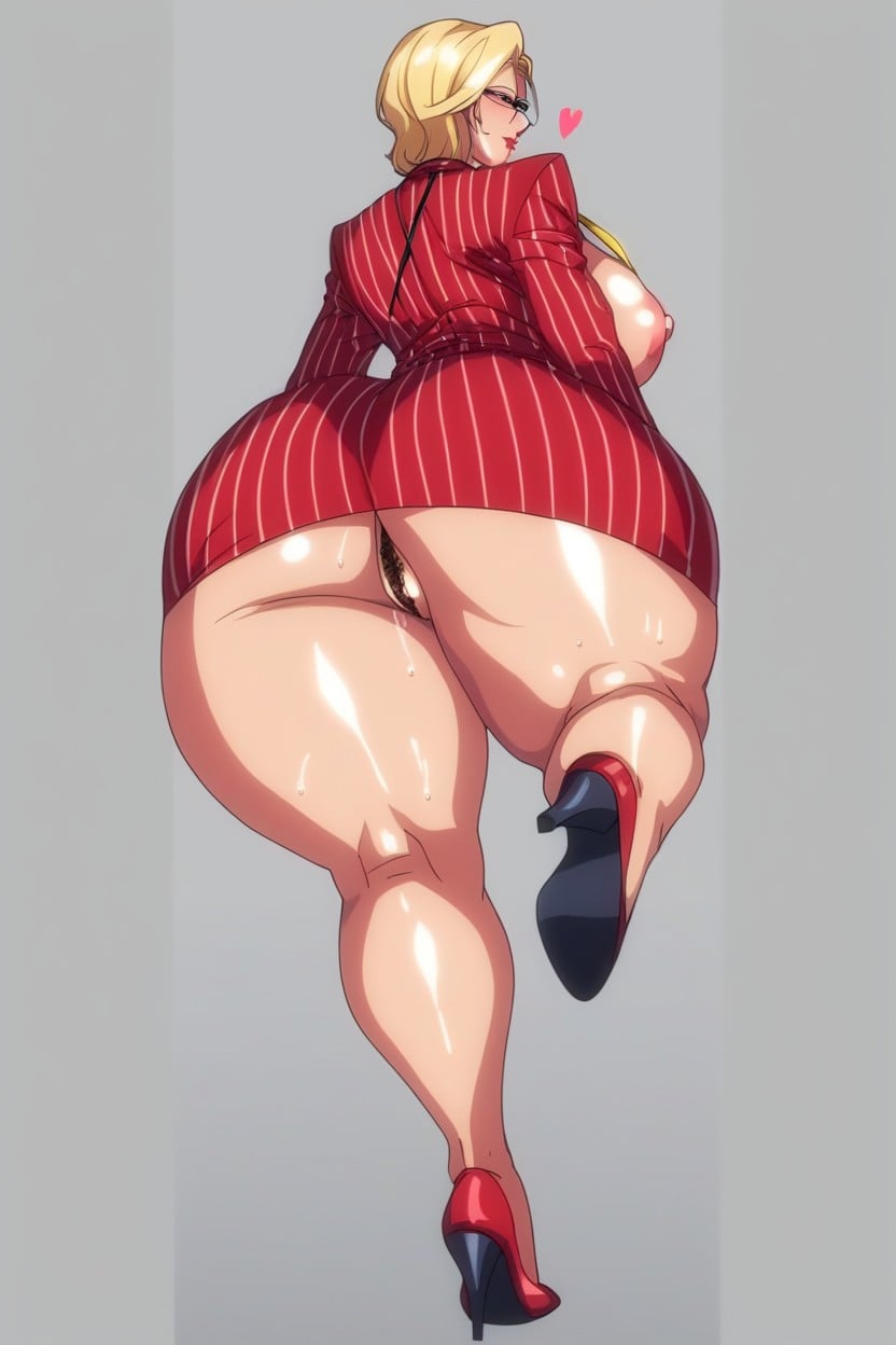 Angled Shot, Big Breasts Ultra Detail, Voluptuous Hentai AI Porn