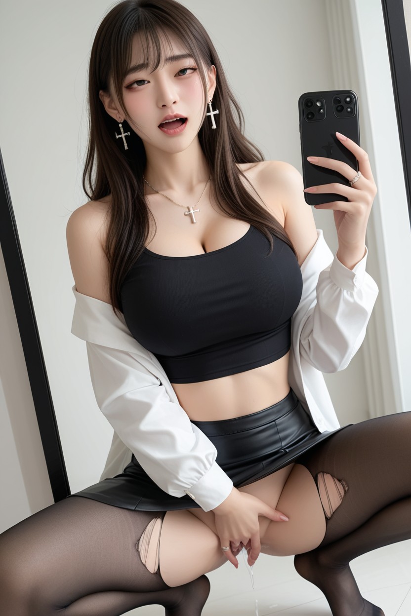 露肩, 深蹲, Wet Clothes AI國產黃片