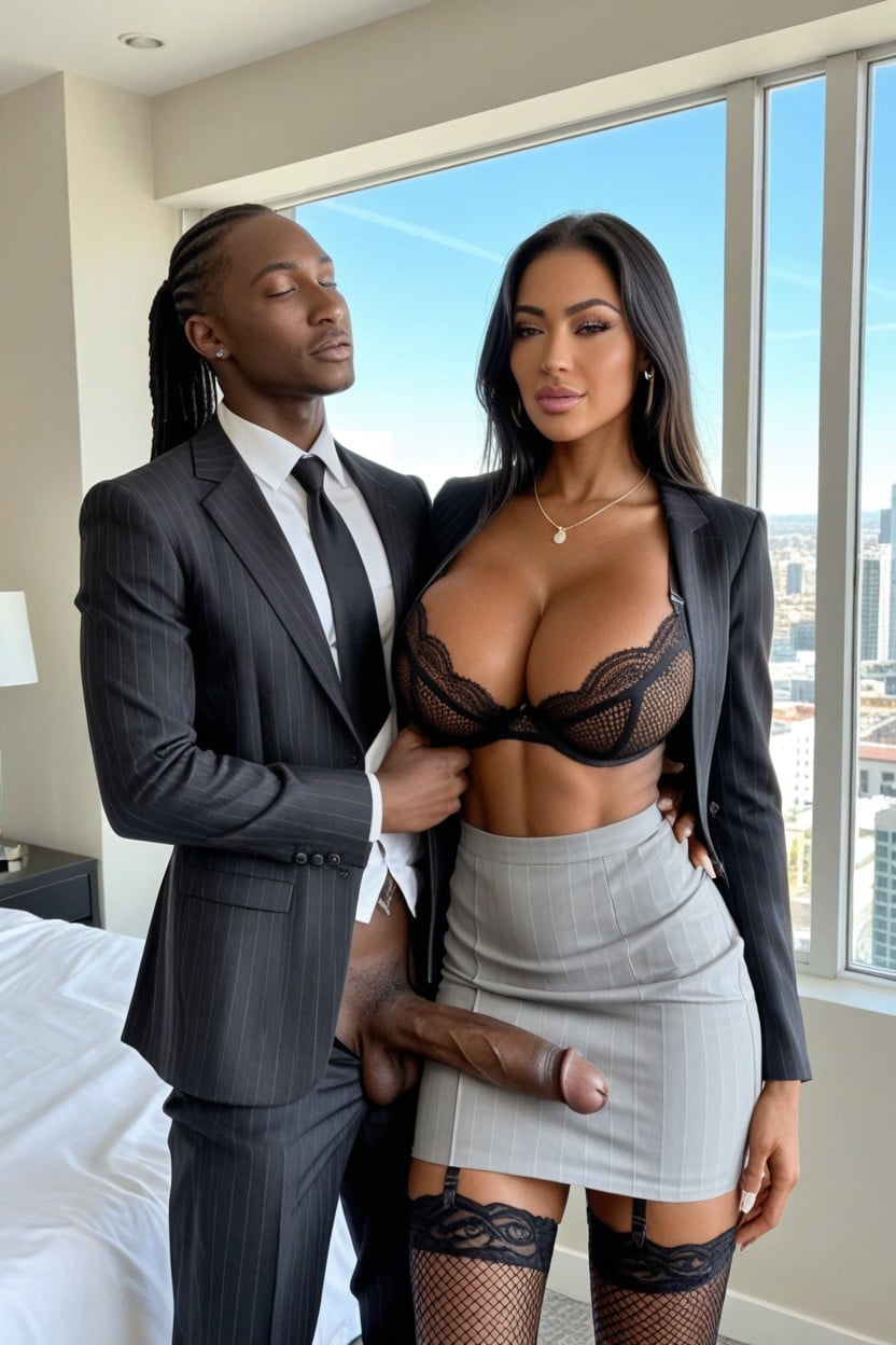Eyes Half Closed, Perfect Glutes, Nipples Slip Porno IA