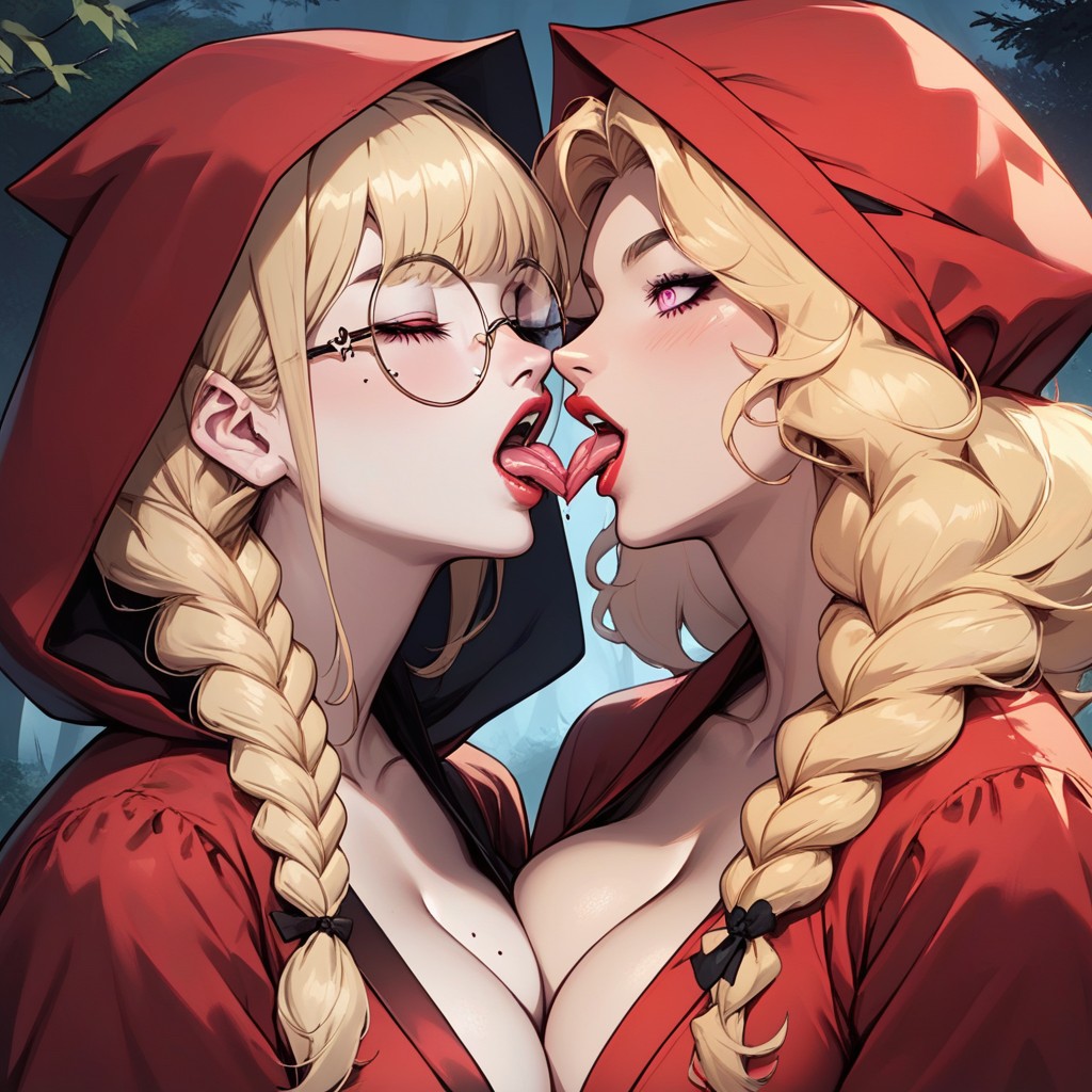 Shocked, Dark Forest, Bangs Hentai AI Porn