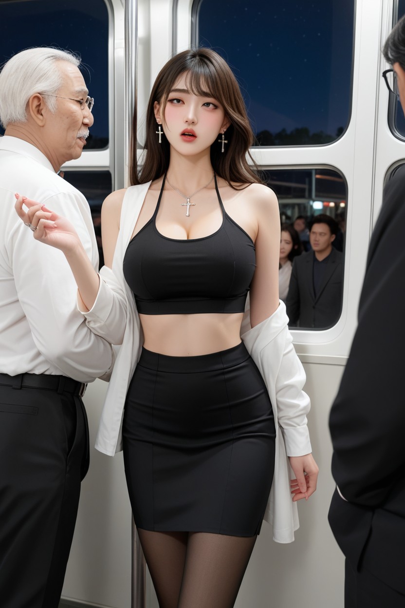 Tight Clothes, Lifting Skirt, Hourglass AI国产黄片