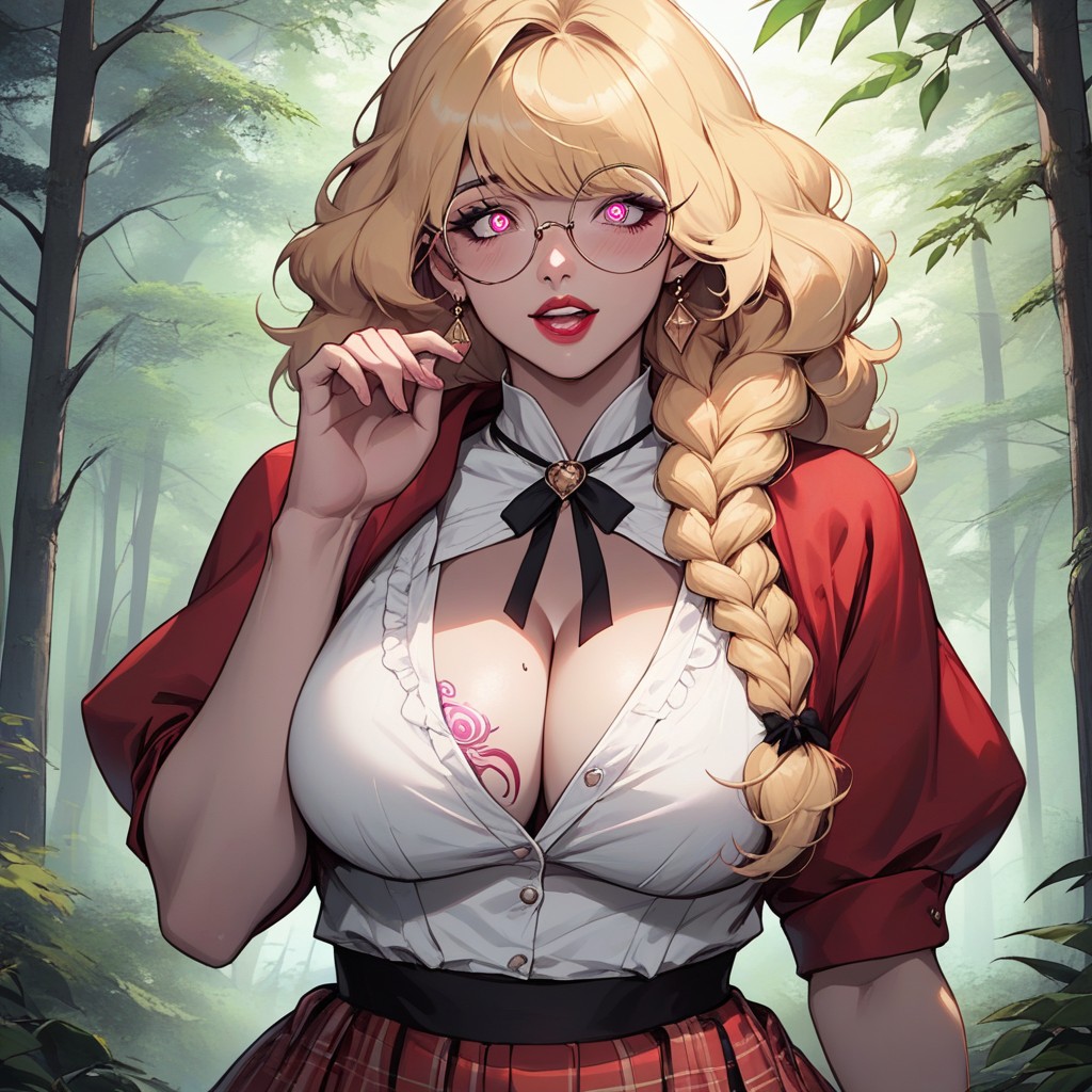 High Detail, Braided Hair, Super Long Braid Hentai IA
