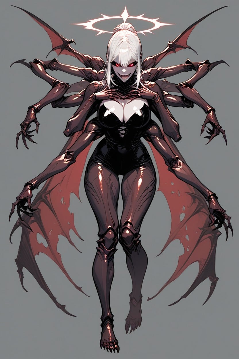 Bat Wings, Full Color, Perfect Anatomy Hentai AI Porn