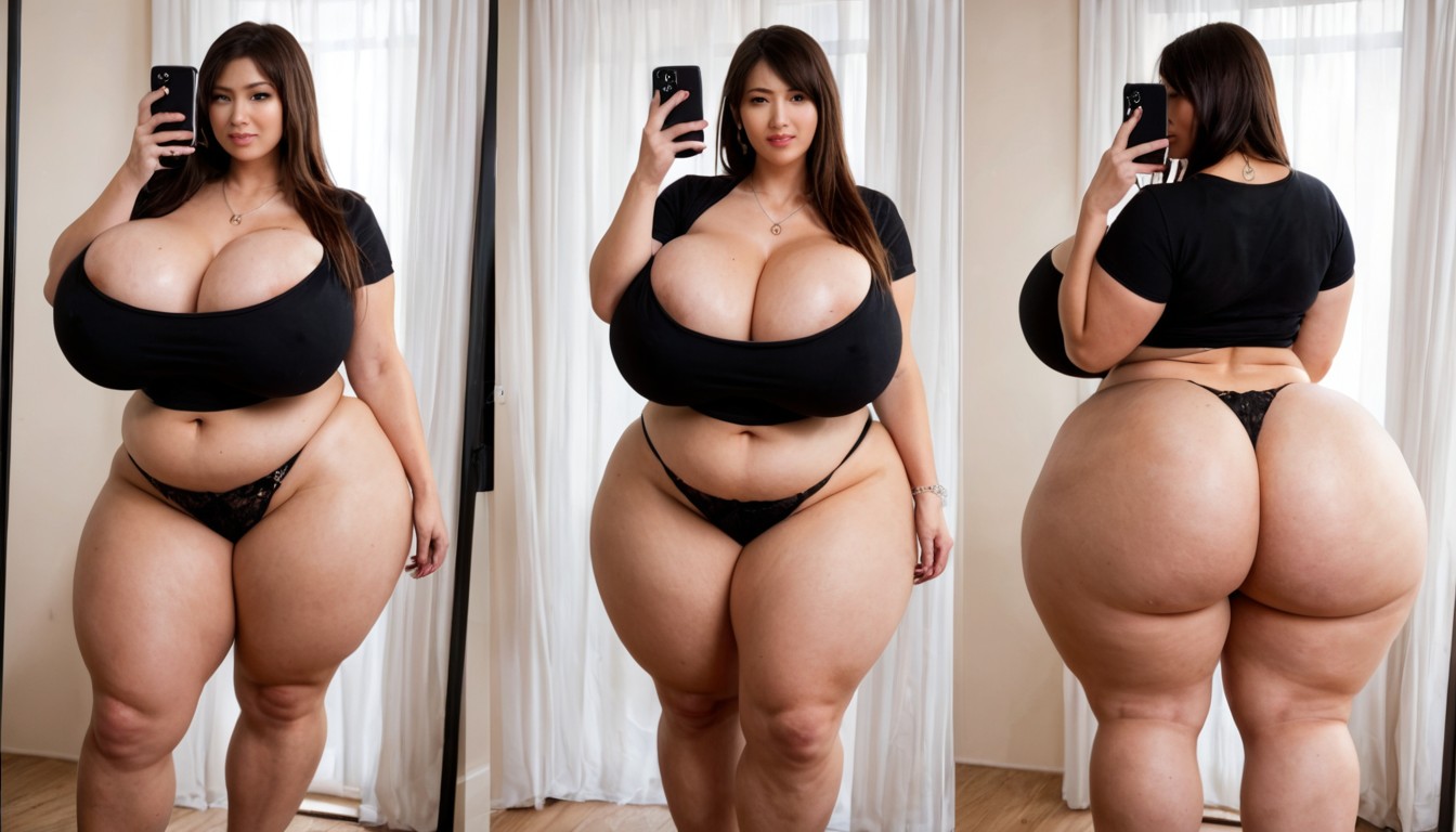 Gothic, The Most Mega Ultra Hyper Enlarging Fat Breasts Expansion, Cuisses Épaisses Porno IA BBW