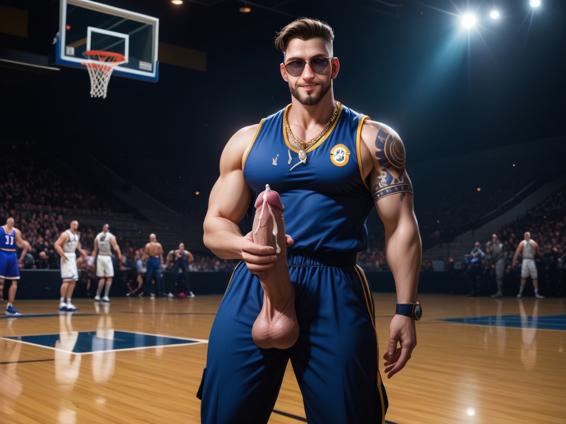 Looking At Viewer, Hairy, Johnny Cage From X-men As God Of Thunder AI Gay Porn