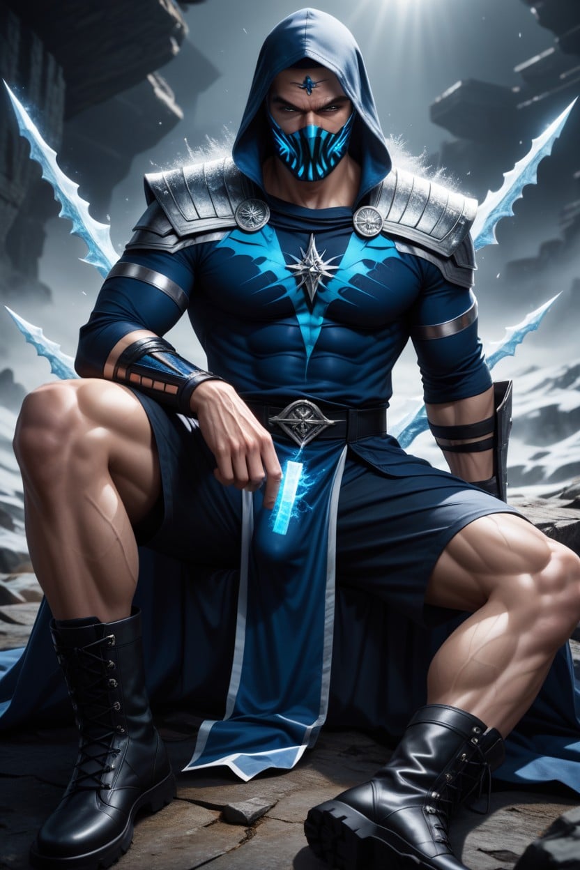 Blue, Angry, Piercing Icy Blue Eyes AI Gay Porn