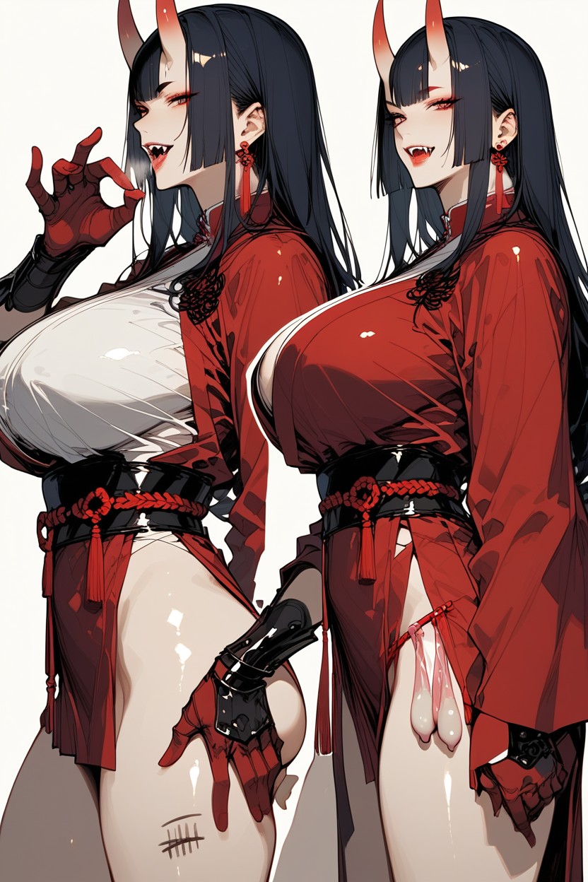 Character In Different Poses, Hairy Pussy, Tally Mark Hentai AI Porn