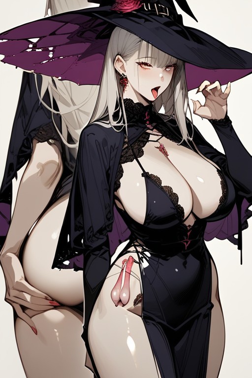 Spread Ass, Seductive, Used Condom Belt Hentai AI Porn