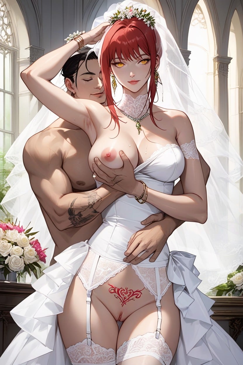 Armpit, One Breast Out, Accurate Hands AI Porn