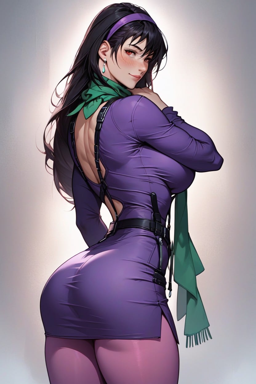 18+, Magazine Cover, Loose Black Hair Hentai IA