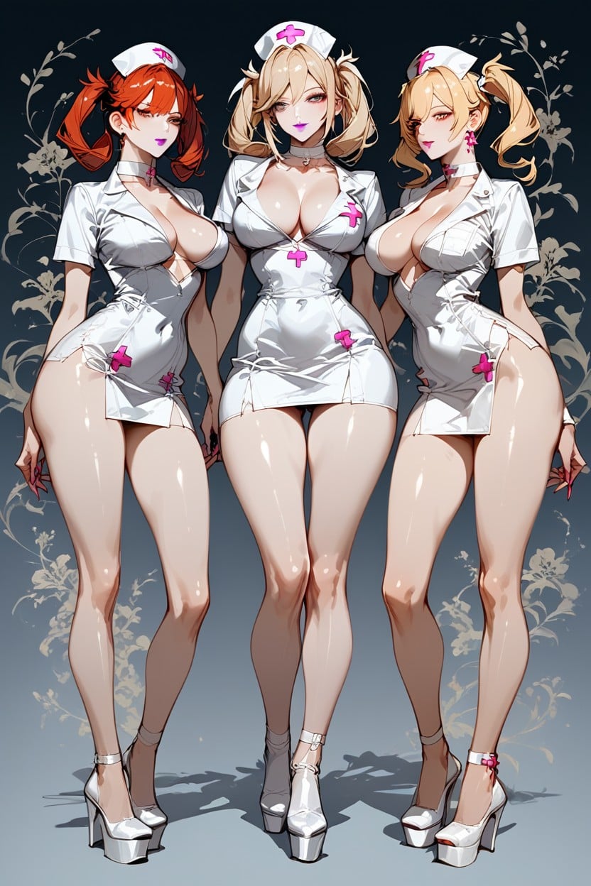 Long Legs, Full Body, Nurse Hentai AI Porn