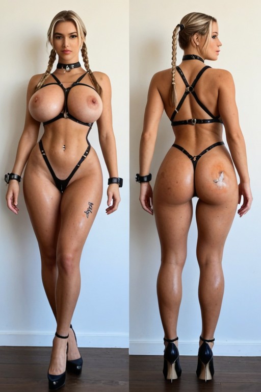 Full Body, Pierced Clitor, Tattoo AI Porn