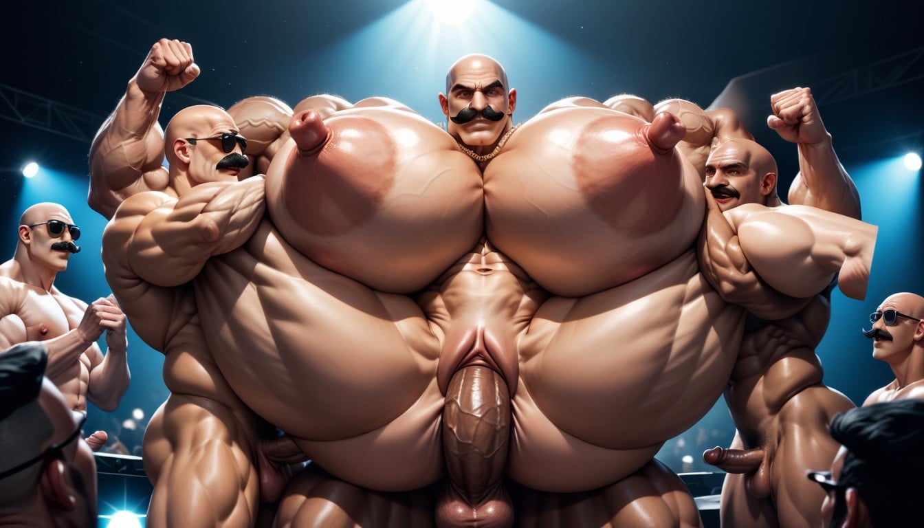 Naked, Manbald, Looking At Viewer AI Gay Porn