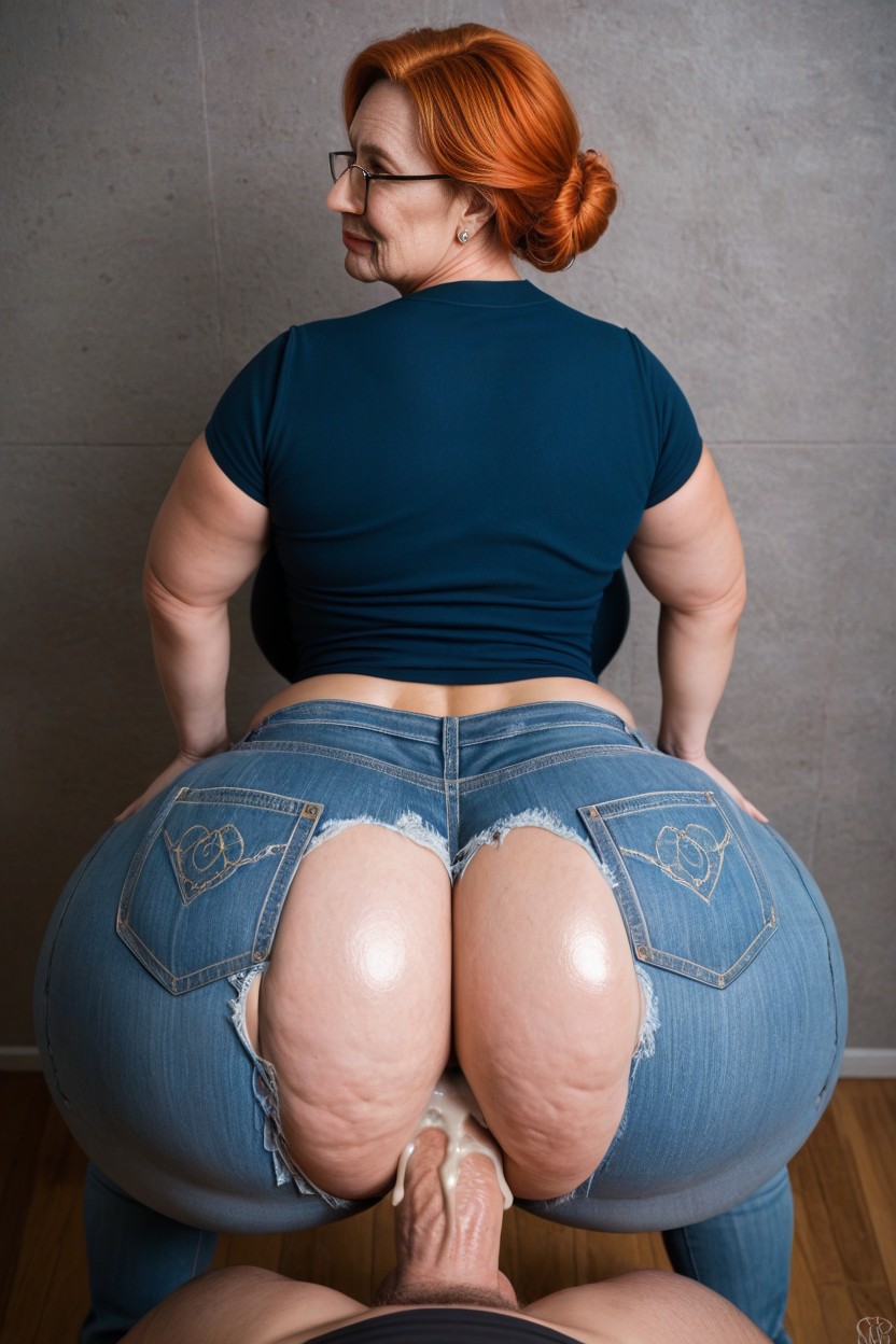 Humongous Ass, Gigantic Ass, Cellulite Thighs AI Porn