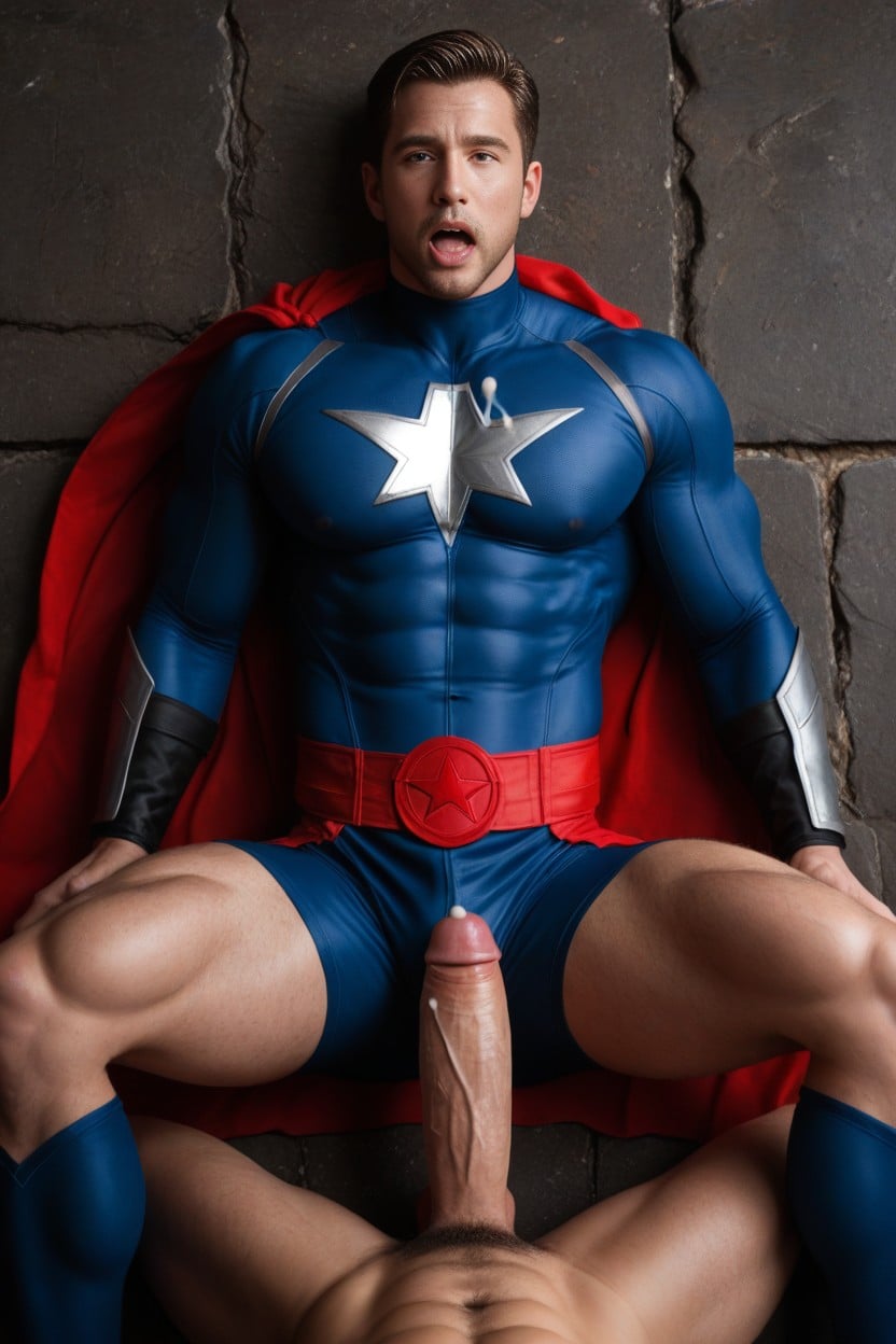 Huge, He Is A Man, Superhero AI Gay Porn