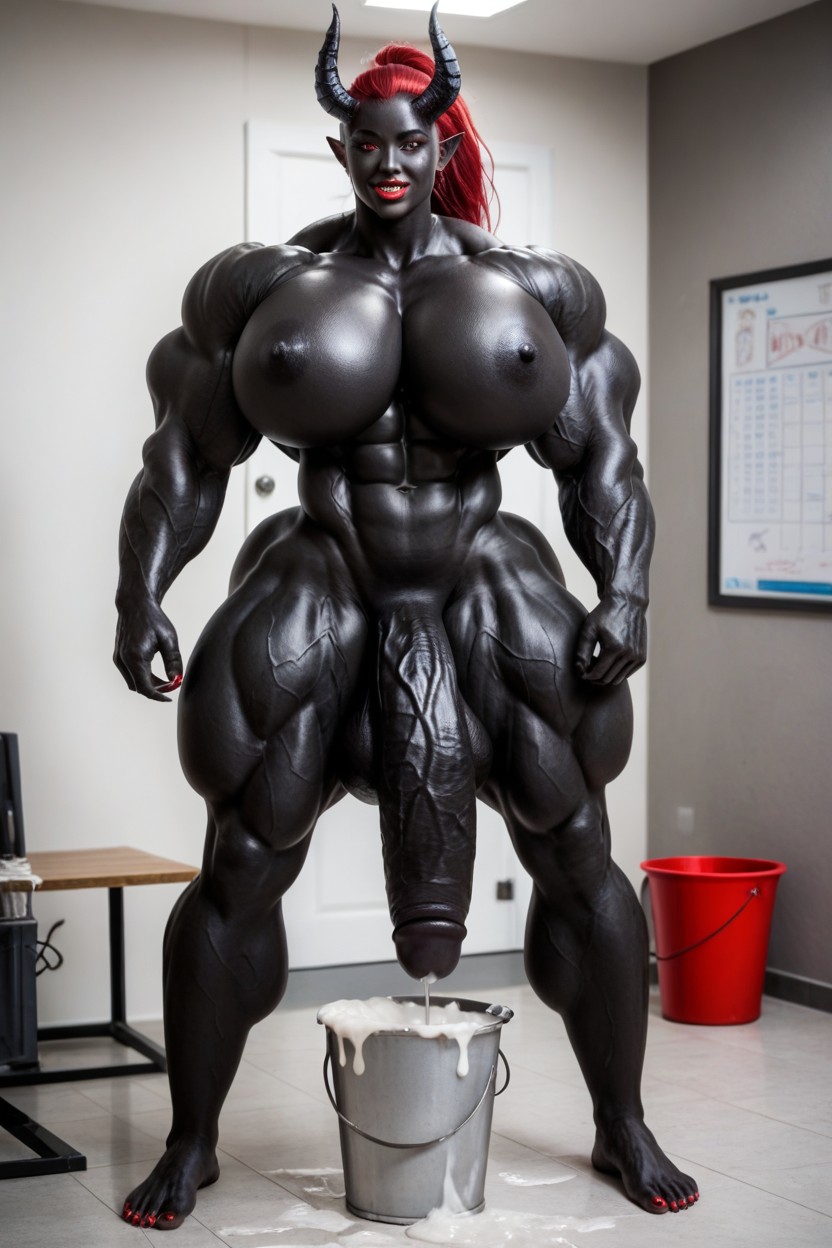 Perfect Tits, Ultra Muscular, Hourglass Figure ニューハーフAIポルノ