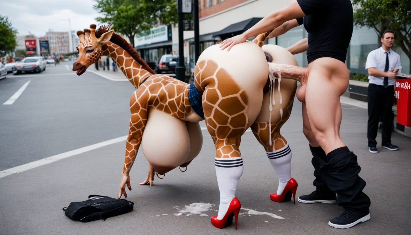 Long Neck, Extremely Arched Back, Vaginal Sex From Behind AI Porn