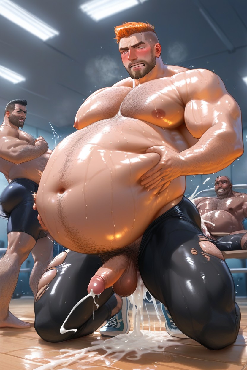 Cock In Ass, Hairy All Over, Drool AI Gay Porn
