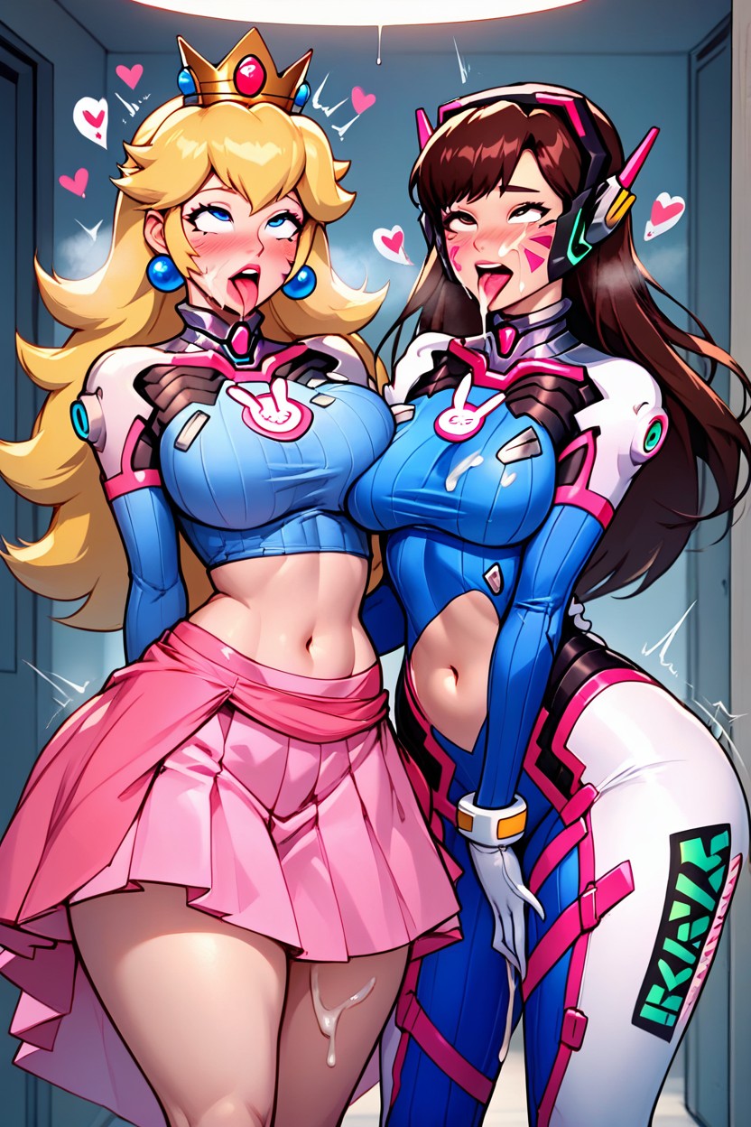 Heart-shaped Opening In The Chest, Large Breast, Tigh Clothing AIポルノ