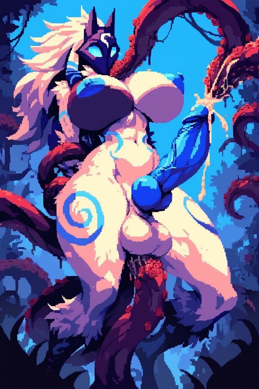 Futa Cumming, Put Legs Together, Futa Anal Sex Furry AI Porn