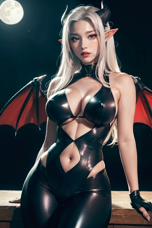Moonlight, Sexy, Goth Gothic AI 포르노