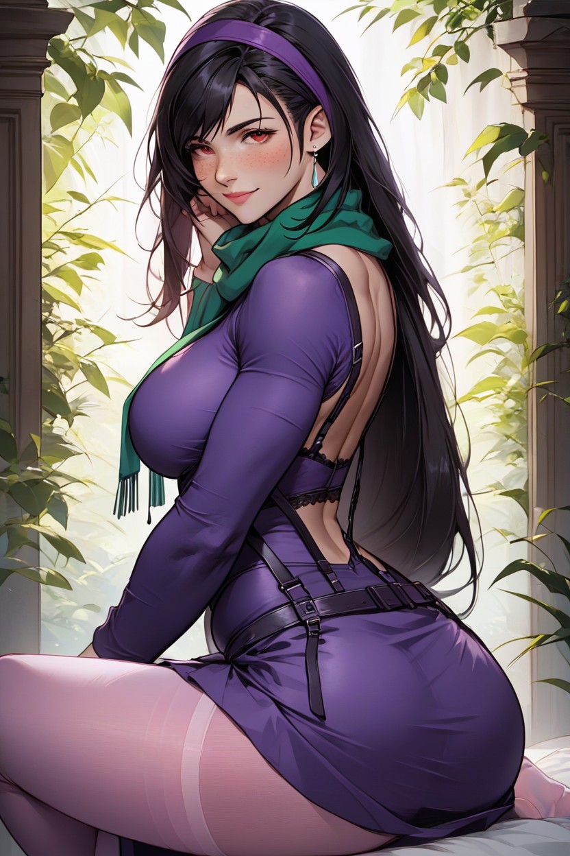 Beautiful Face, Vista Trasera, Upskirt Hentai IA