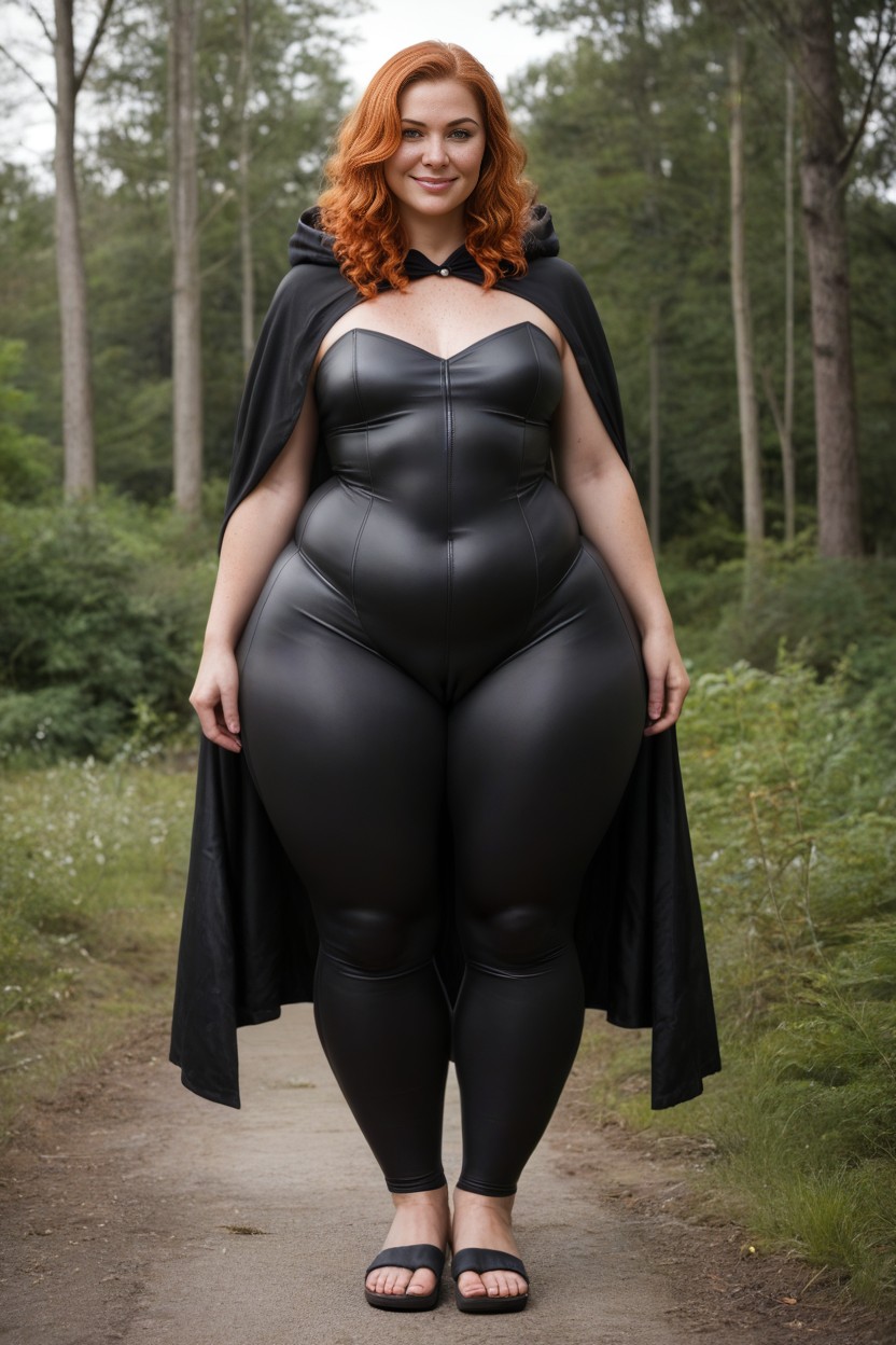 하이퍼 하체 무거운, 전신, Big Thighs AI 포르노