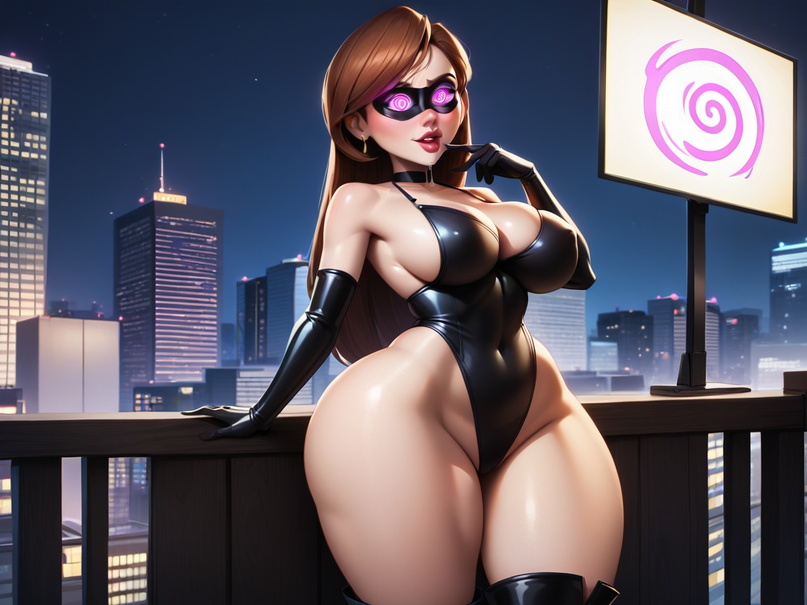 Long Legs, Arched Eyebrows, One Woman Hentai IA
