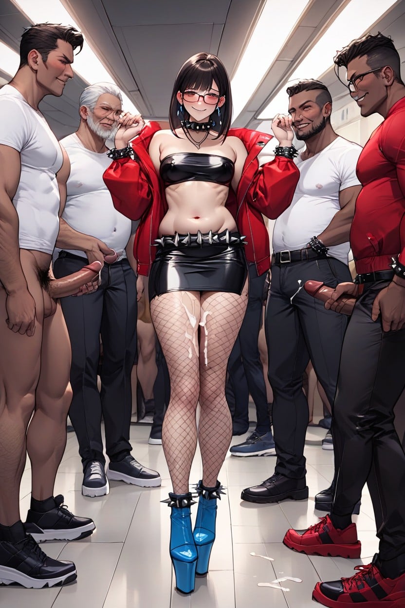 Cum On Thighs, Erected Nipples, Club AI Porn