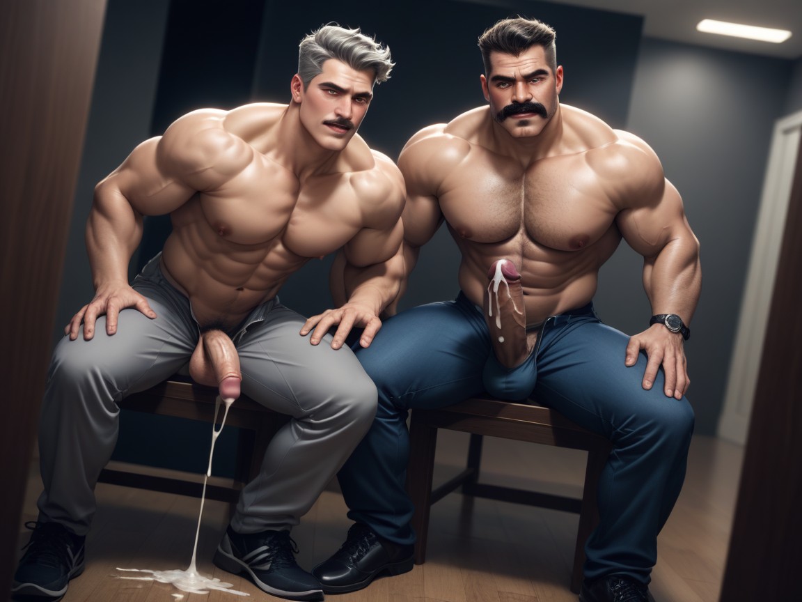 Front View, People, Anal Sex AI Gay Porn
