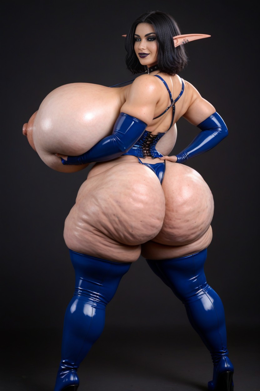 Breast Moles, Detailed Face, Colossal Breast AI Porn