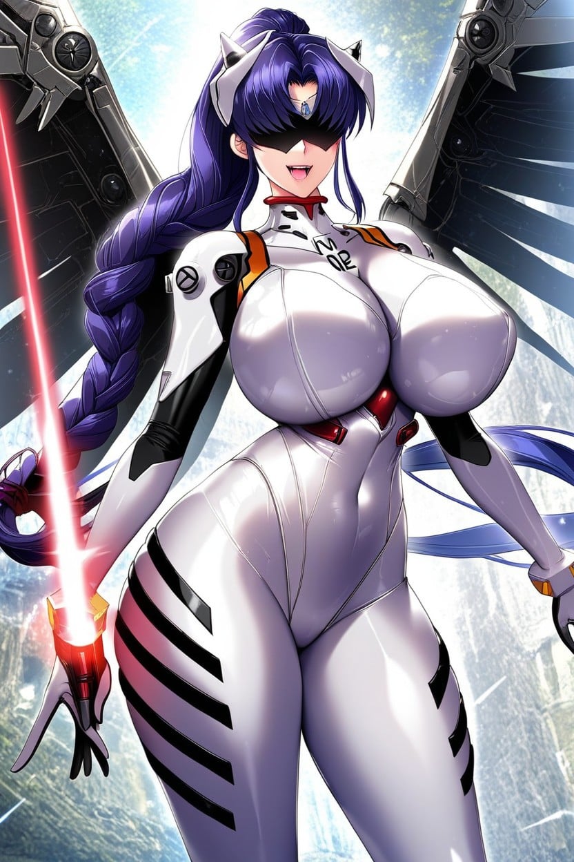 Smile, Metallic Body, Navel Cuthole AI Porn