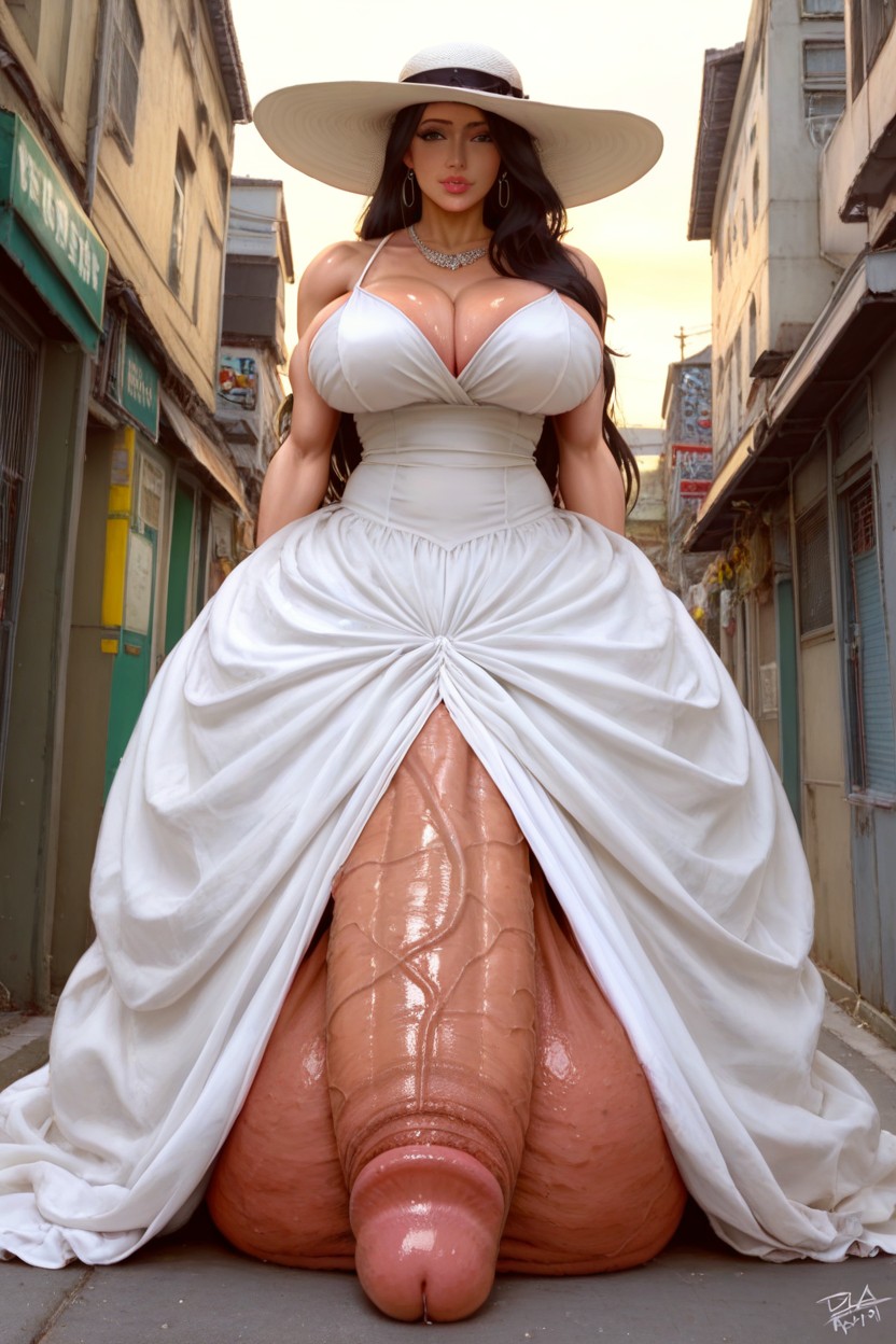 Long Legs, Massive Ass, Extrêmement Musclé Porno IA transsexuelle