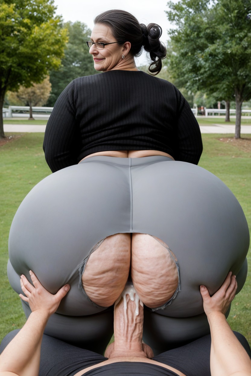 Standing, Gigantic Ass, 60+ AI Porn