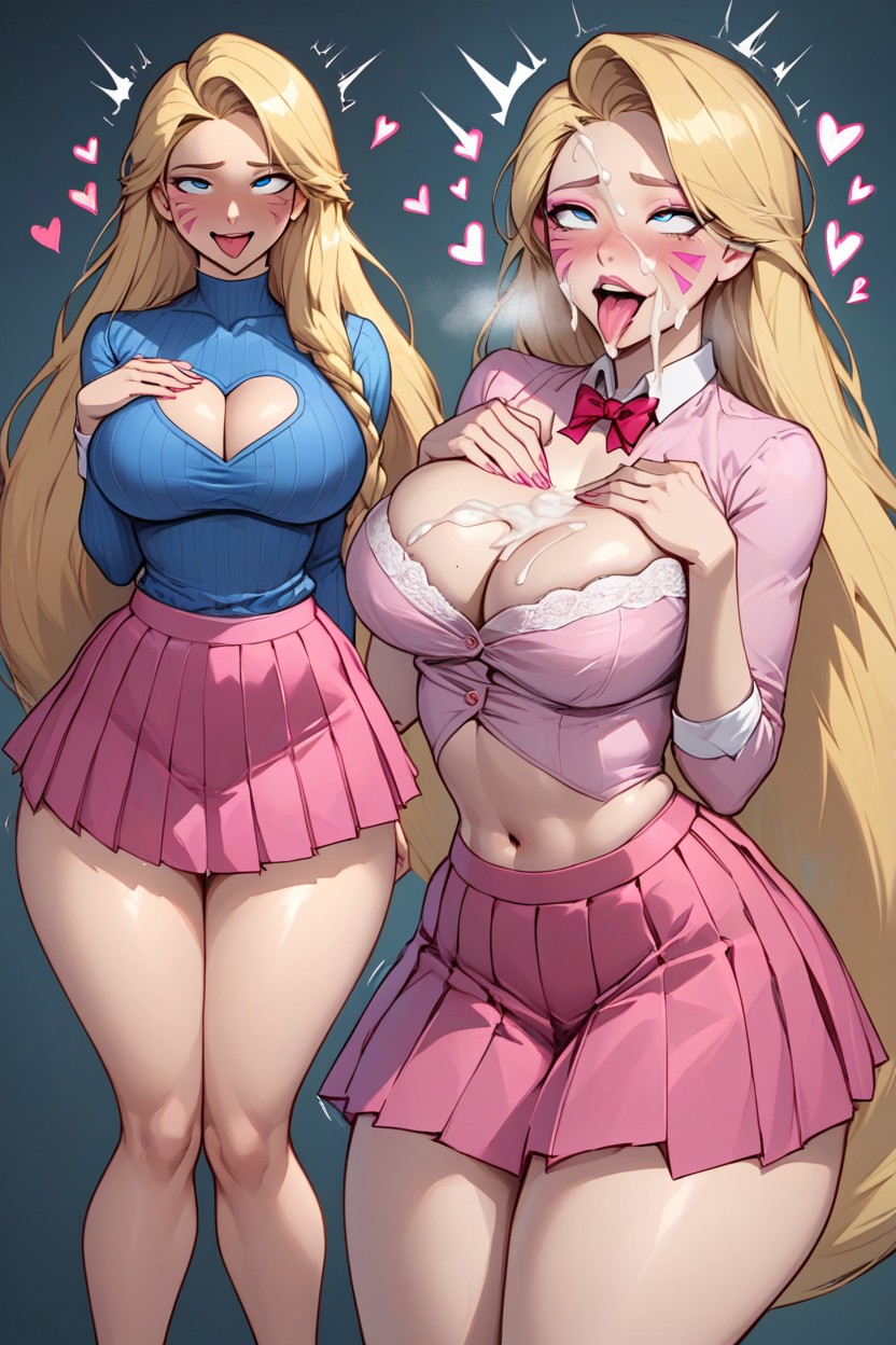 Dva Original Skin, Moaning Sound Effects, Smiling Mouth Open AI Porn