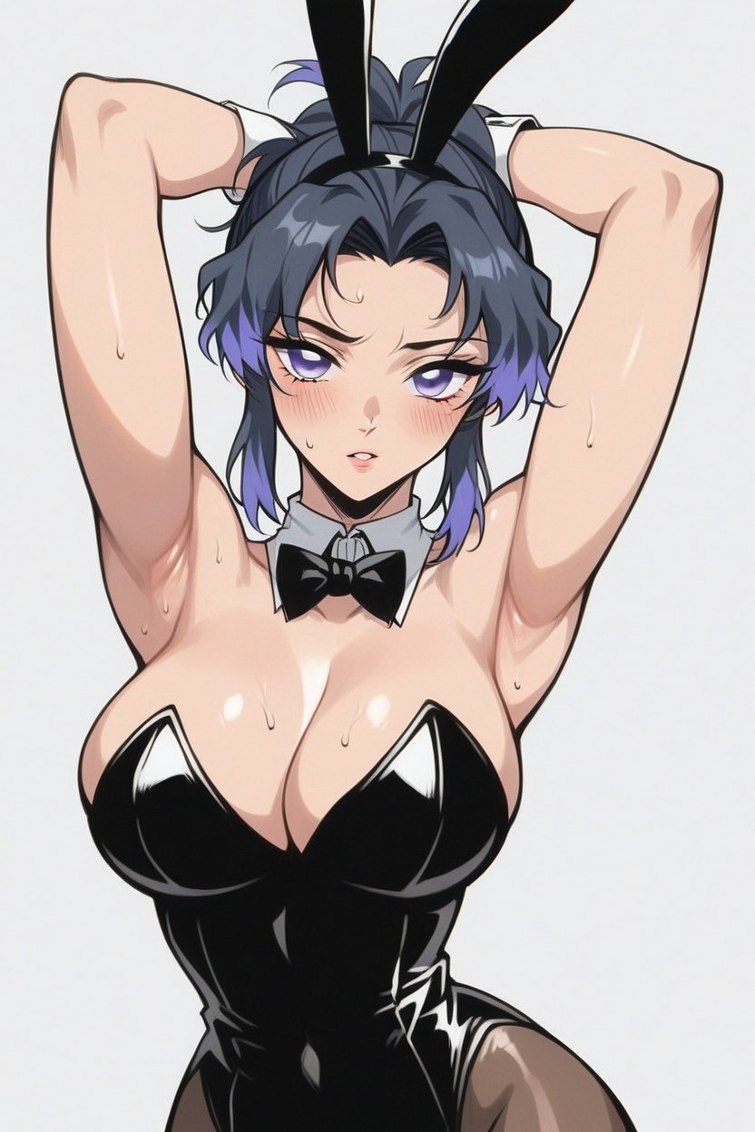 Bunny Ears Headband, 18+, Arms Up Hentai AI Porn