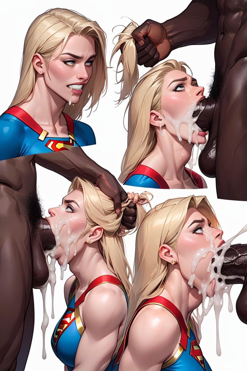 20+, Interracial, Supergirl AI Porn
