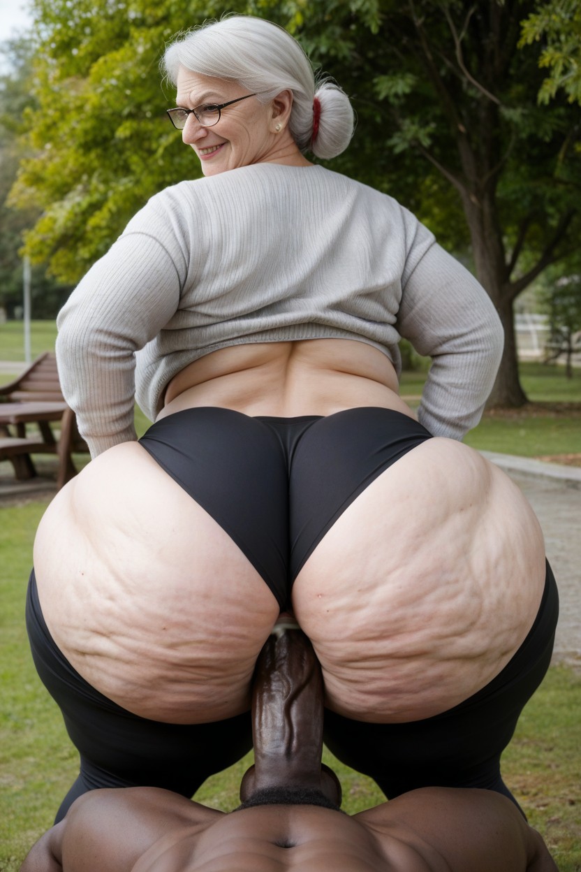 Massive Ass, Looking At Viewer, Leggings AI Porn