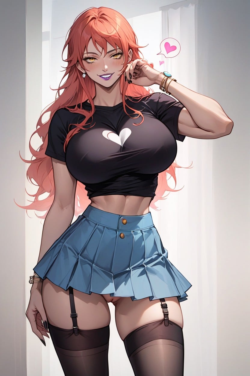 18+, Dark-skinned Female, Aburrido Hentai IA