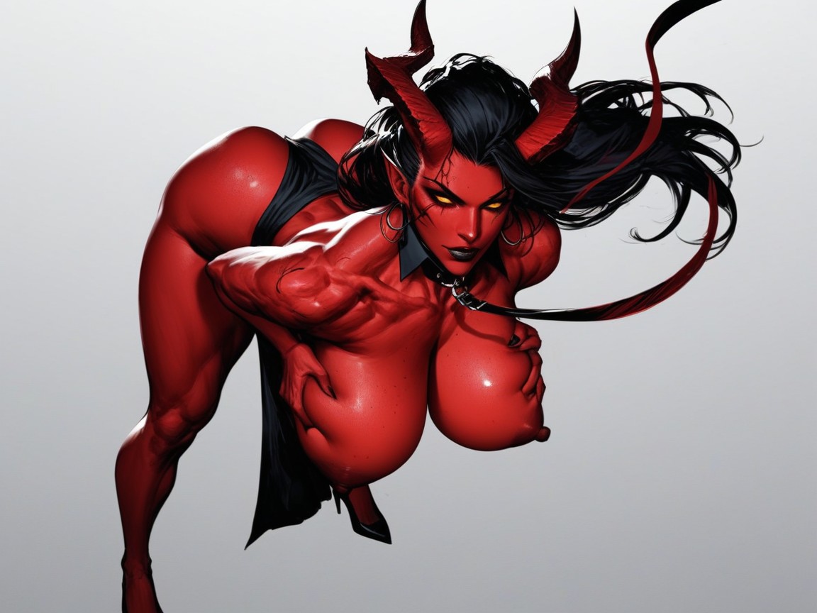 Demons, From Behind, Loin Cloth AI Porn
