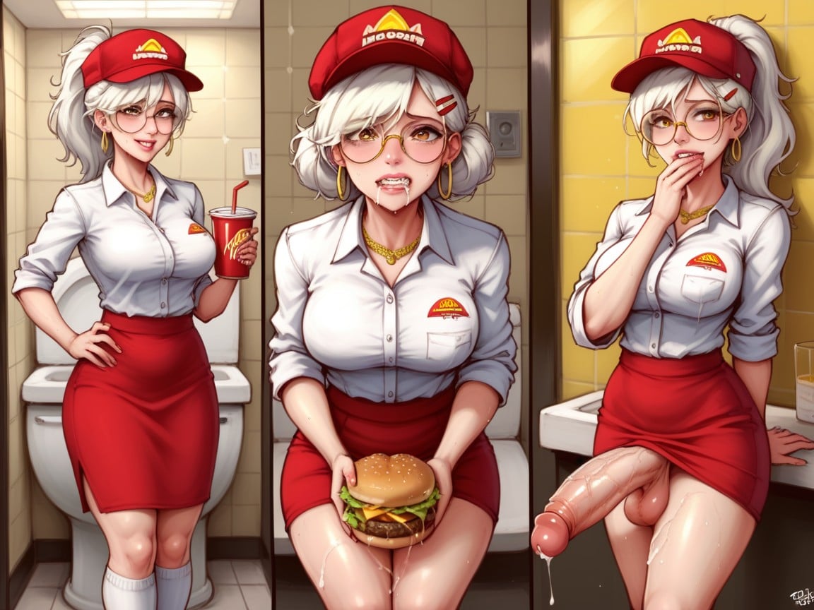 Scrawny Thighs, Culo Pequeño, Wet Lips Hentai IA