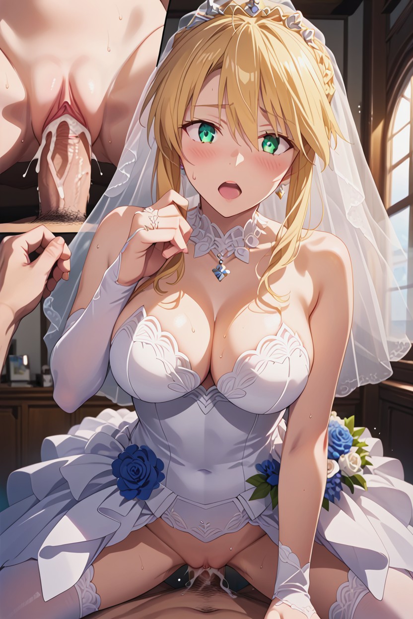 Detailed Face, Wedding Veil, Boat Hentai AI Porn