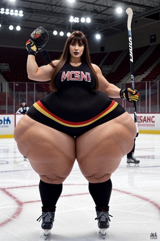 Extremely Large Ass, Mega Hips, Steroids Buff Goddess AI Porn