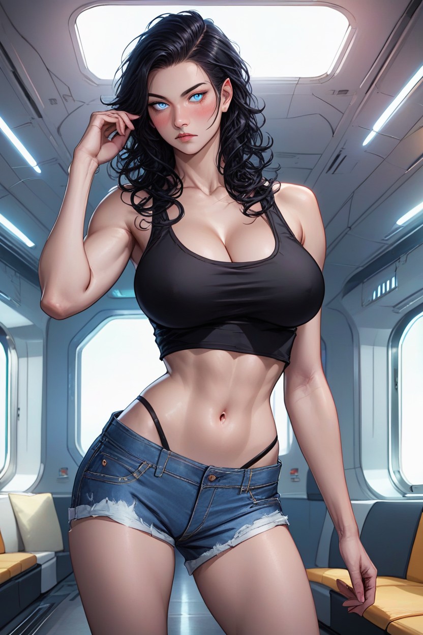Massive Breast, Blushing, Perfect Eyes Hentai AI Porn