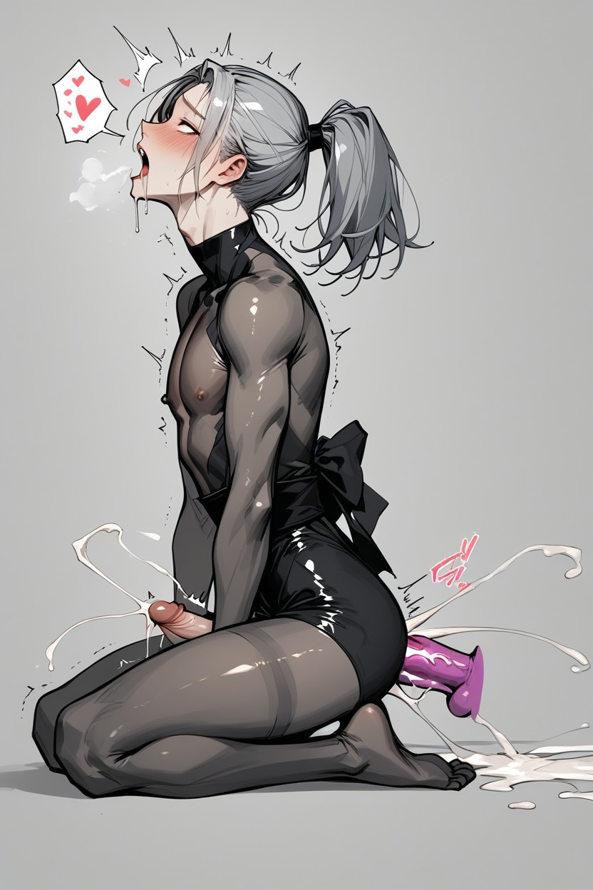 Hearts, Full Body, Hyper Ejaculation AI Gay Porn