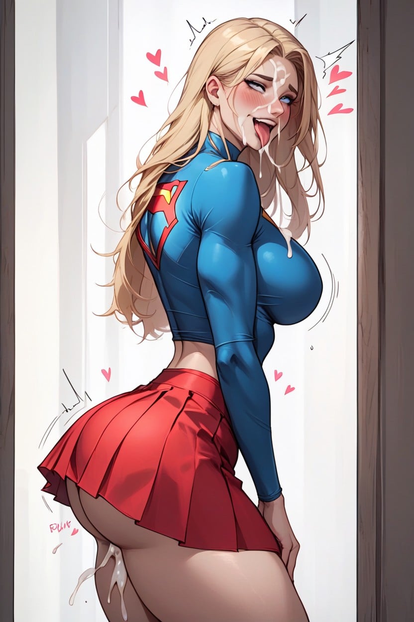 Neckline, Open Mouth, Very Big Ass AI Porn