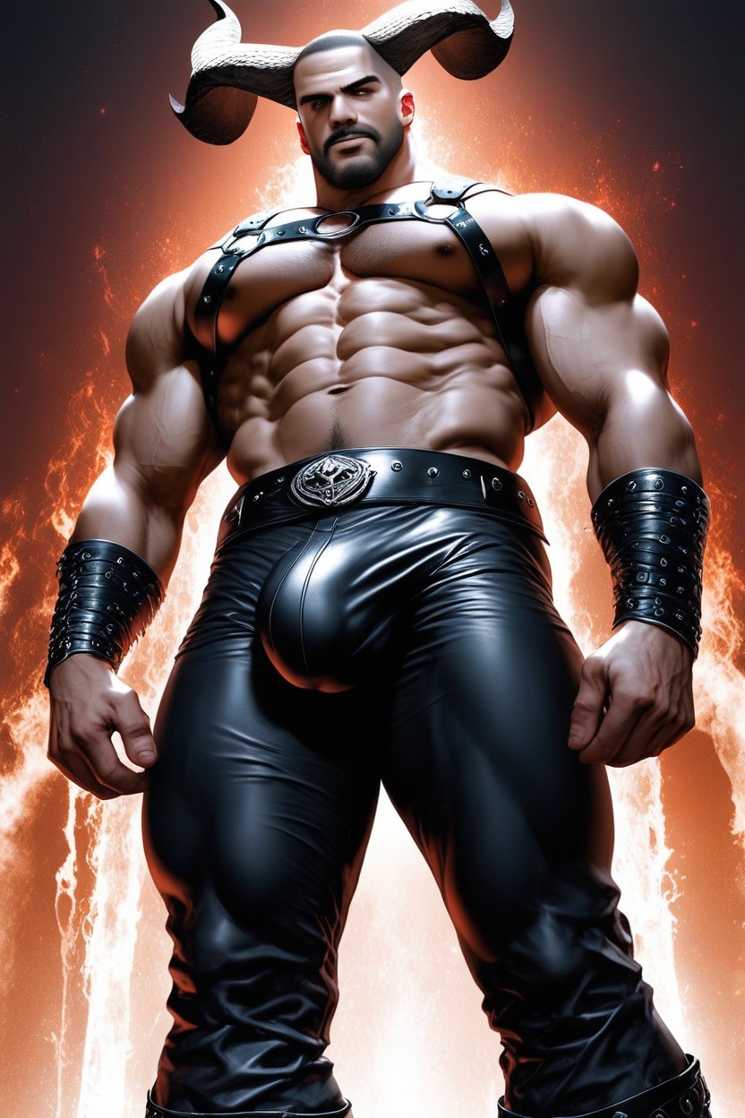 Thick Body, Wide Shoulders, Chest AI Gay Porn